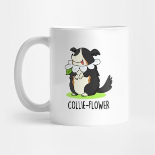 Collieflower Cute Collie Dog Pun Mug